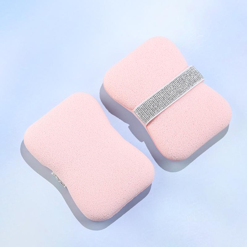 Sac moussant de bain double face