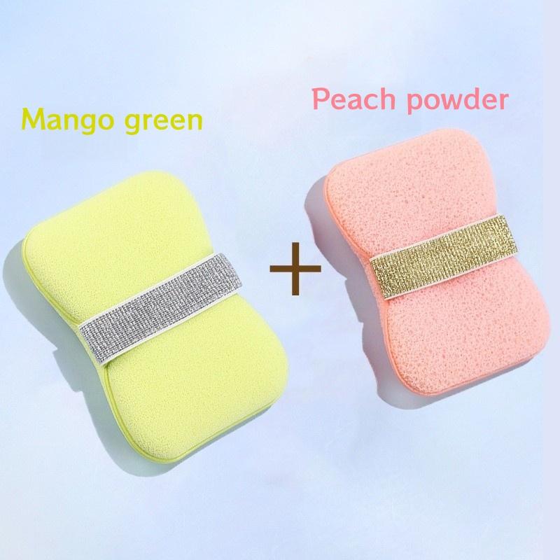 Sac moussant de bain double face