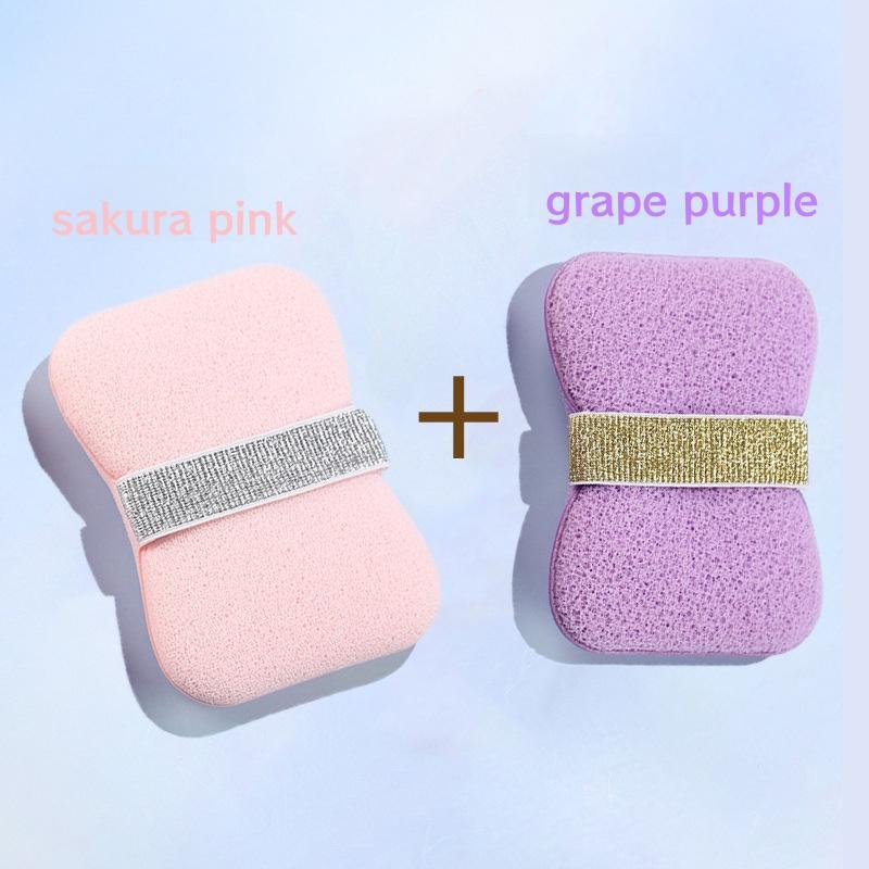 Sac moussant de bain double face