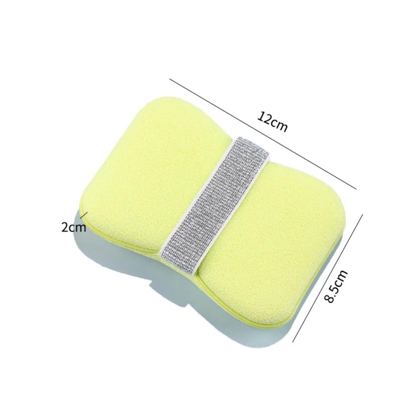 Sac moussant de bain double face