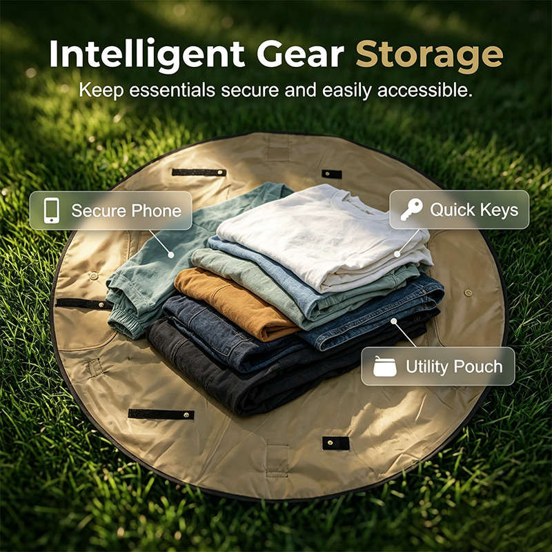 Sac fourre-tout convertible 2-en-1 avec tapis de pique-nique – Sac à main de rangement de voyage portable grande capacité | Maintenant