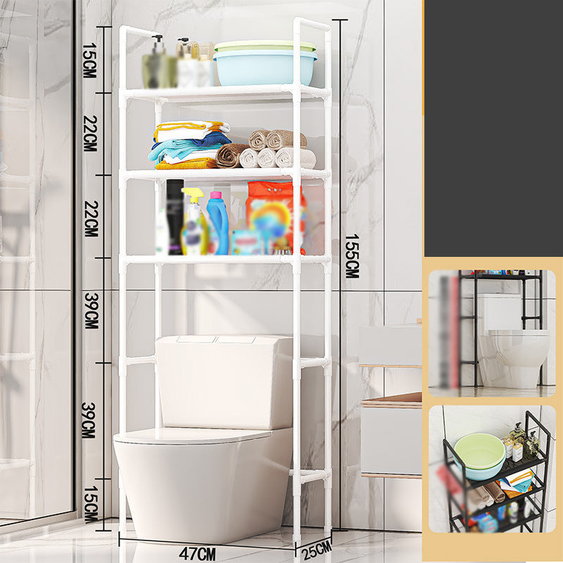 Étagère de rangement sans perçage pour salle de bain et buanderie, nouveauté 2026 très tendance