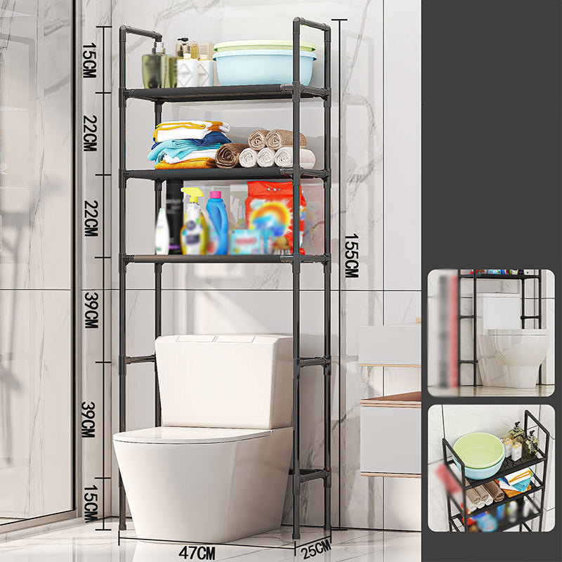 Étagère de rangement sans perçage pour salle de bain et buanderie, nouveauté 2026 très tendance