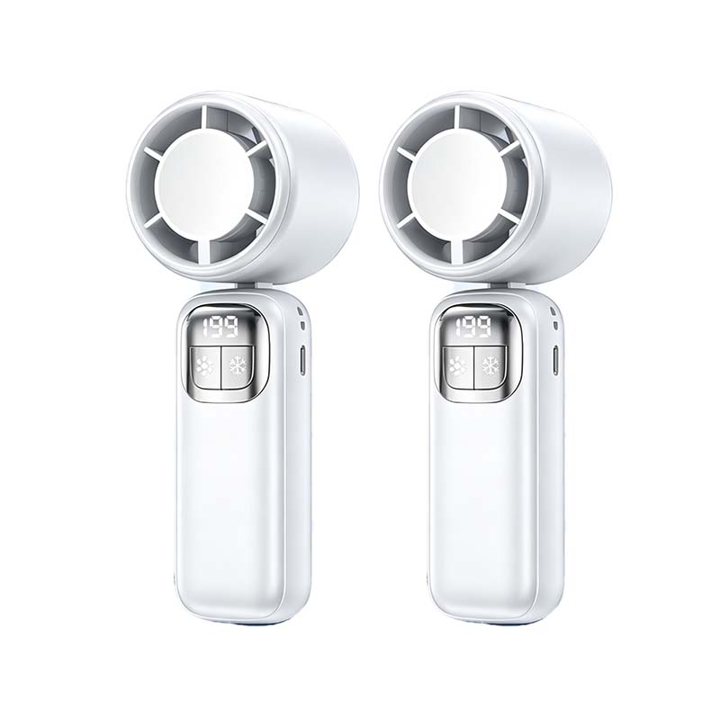 Ventilateur portatif pliable avec affichage LED
