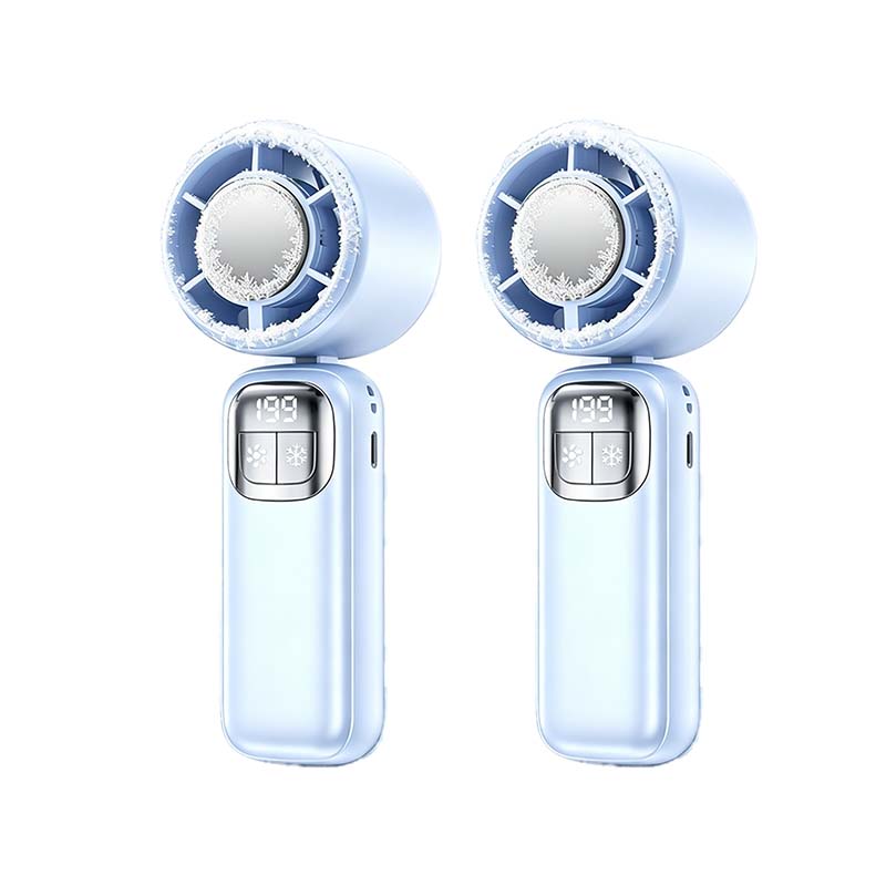 Ventilateur portatif pliable avec affichage LED