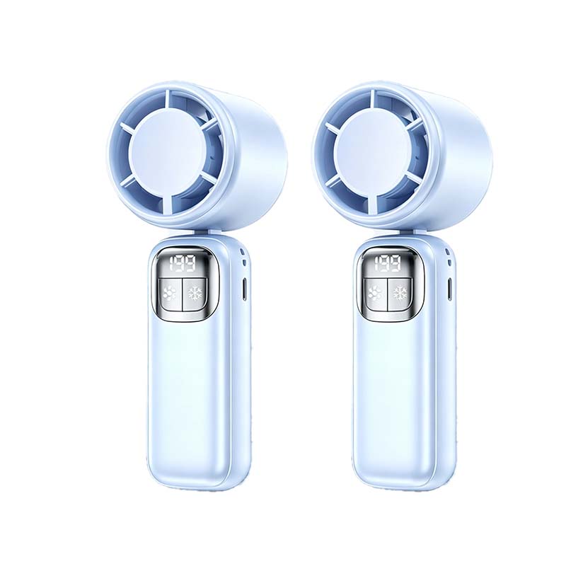 Ventilateur portatif pliable avec affichage LED