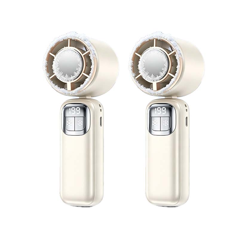 Ventilateur portatif pliable avec affichage LED