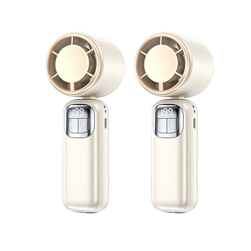 Ventilateur portatif pliable avec affichage LED