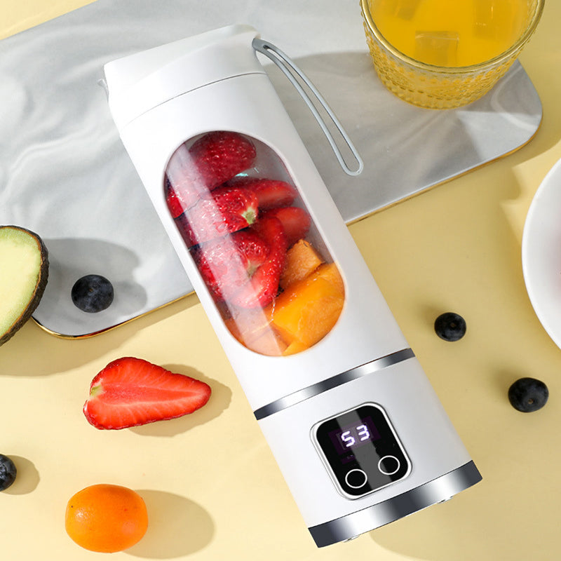 Été – Tasse de jus portable mini rechargeable, mélangeur personnel multifonctionnel pour jus frais en déplacement