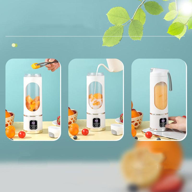 Été – Tasse de jus portable mini rechargeable, mélangeur personnel multifonctionnel pour jus frais en déplacement