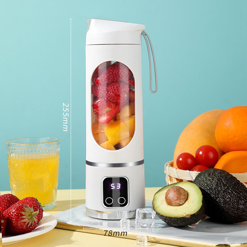 Été – Tasse de jus portable mini rechargeable, mélangeur personnel multifonctionnel pour jus frais en déplacement