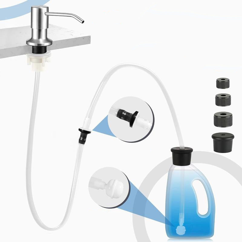 Kit de tube prolongateur de distributeur de savon d'évier – Se connecte aux grands réservoirs, pompe fluide, ajustement universel