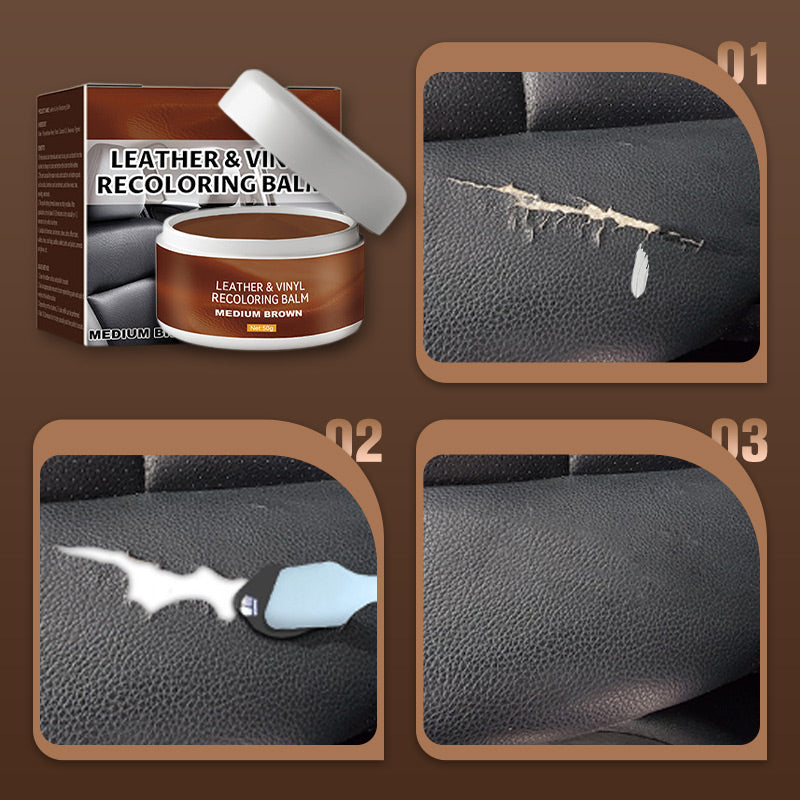 Pâte de réparation pour cuir 2026 - Comble les rayures et les éraflures, restaure la texture. Disponible en plusieurs couleurs. Sauvez votre canapé préféré !
