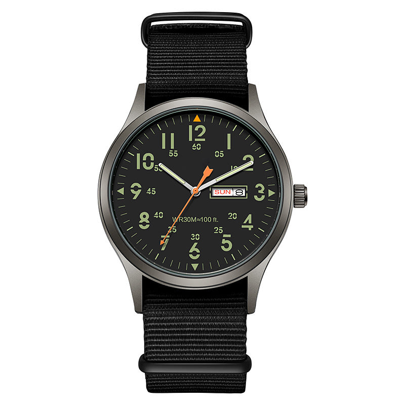 Montre à quartz pour homme avec affichage lumineux – brille dans le noir, rayonne toute la journée ! Un style classique pour toutes les occasions.