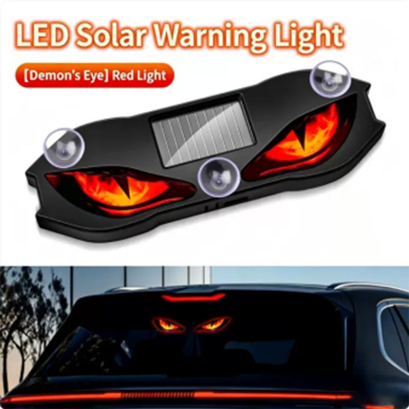 Feu de détresse LED solaire – Alimentation solaire, résistant aux intempéries, activation automatique à la nuit tombée – pour plus de sécurité sur le bord de la route.