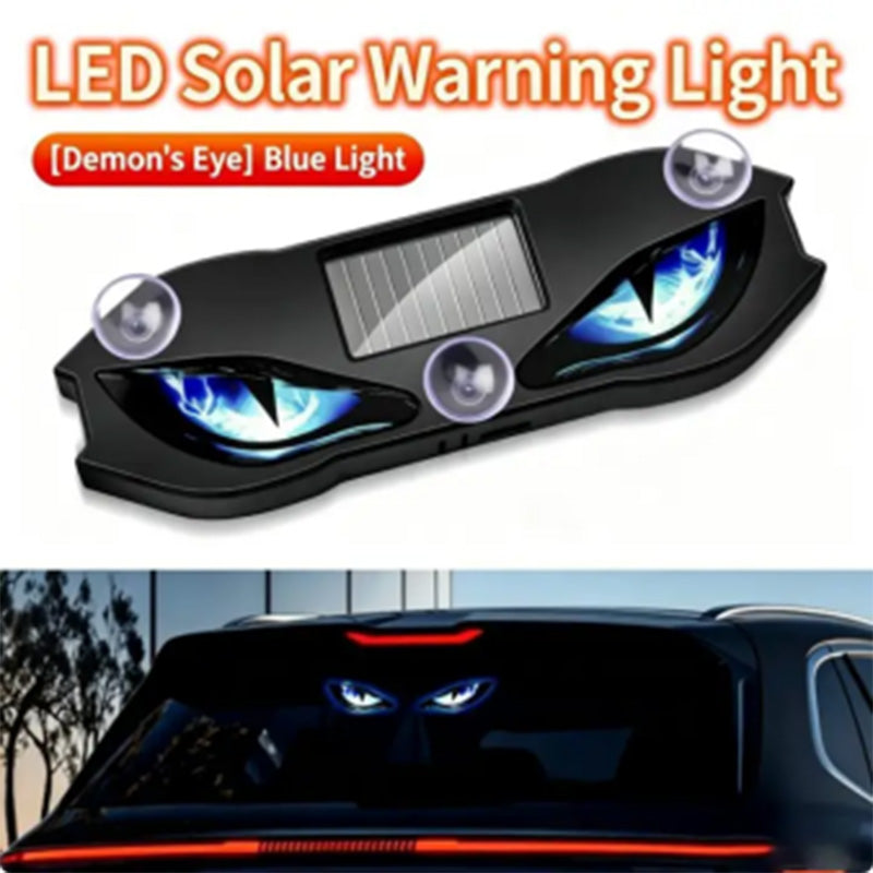 Feu de détresse LED solaire – Alimentation solaire, résistant aux intempéries, activation automatique à la nuit tombée – pour plus de sécurité sur le bord de la route.