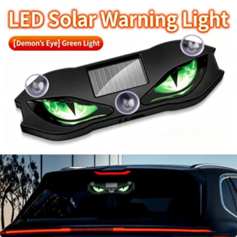 Feu de détresse LED solaire – Alimentation solaire, résistant aux intempéries, activation automatique à la nuit tombée – pour plus de sécurité sur le bord de la route.