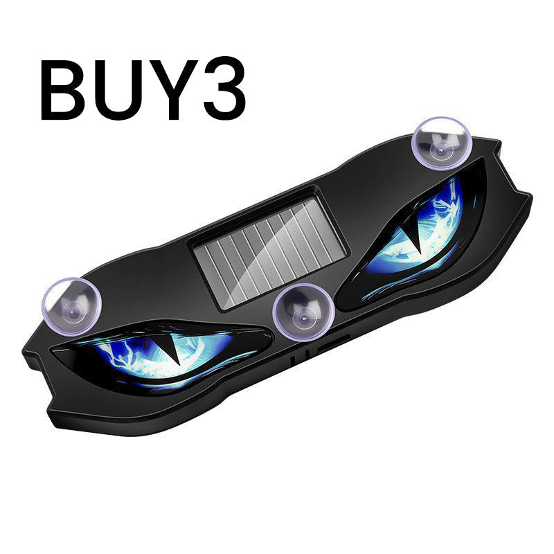 Feu de détresse LED solaire – Alimentation solaire, résistant aux intempéries, activation automatique à la nuit tombée – pour plus de sécurité sur le bord de la route.