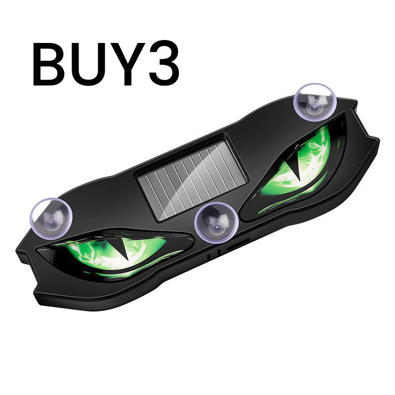 Feu de détresse LED solaire – Alimentation solaire, résistant aux intempéries, activation automatique à la nuit tombée – pour plus de sécurité sur le bord de la route.