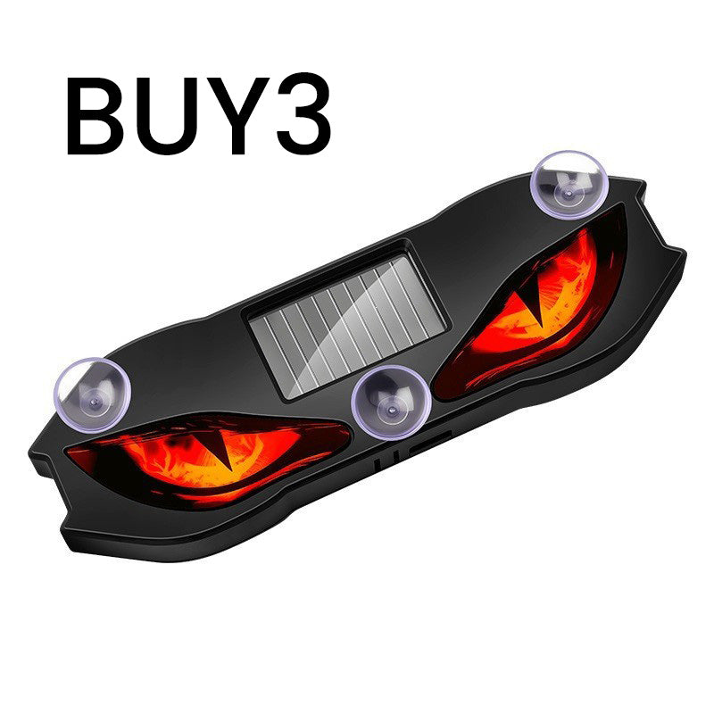 Feu de détresse LED solaire – Alimentation solaire, résistant aux intempéries, activation automatique à la nuit tombée – pour plus de sécurité sur le bord de la route.