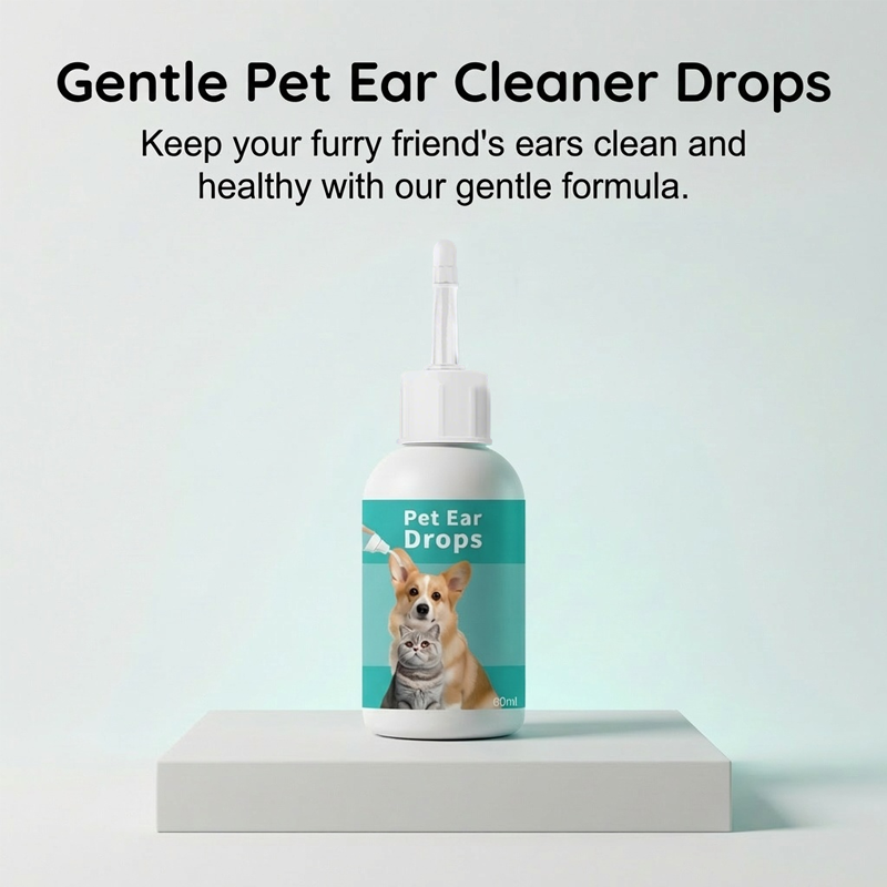 Gouttes Nettoyantes Douces pour les Oreilles d'Animaux – Dites Adieu aux Maladies du Conduit Auditif Externe