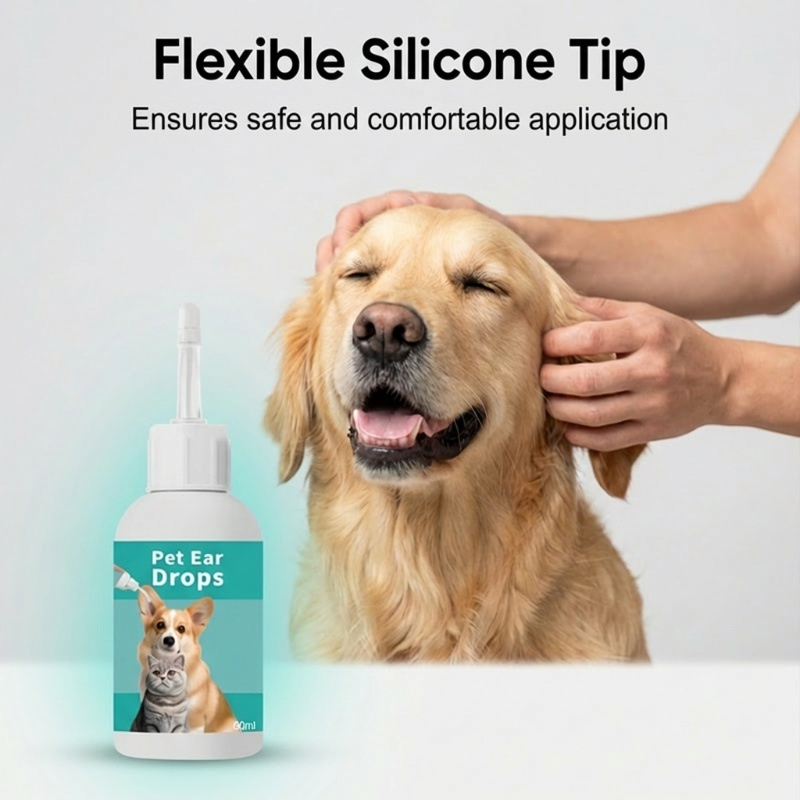 Gouttes Nettoyantes Douces pour les Oreilles d'Animaux – Dites Adieu aux Maladies du Conduit Auditif Externe