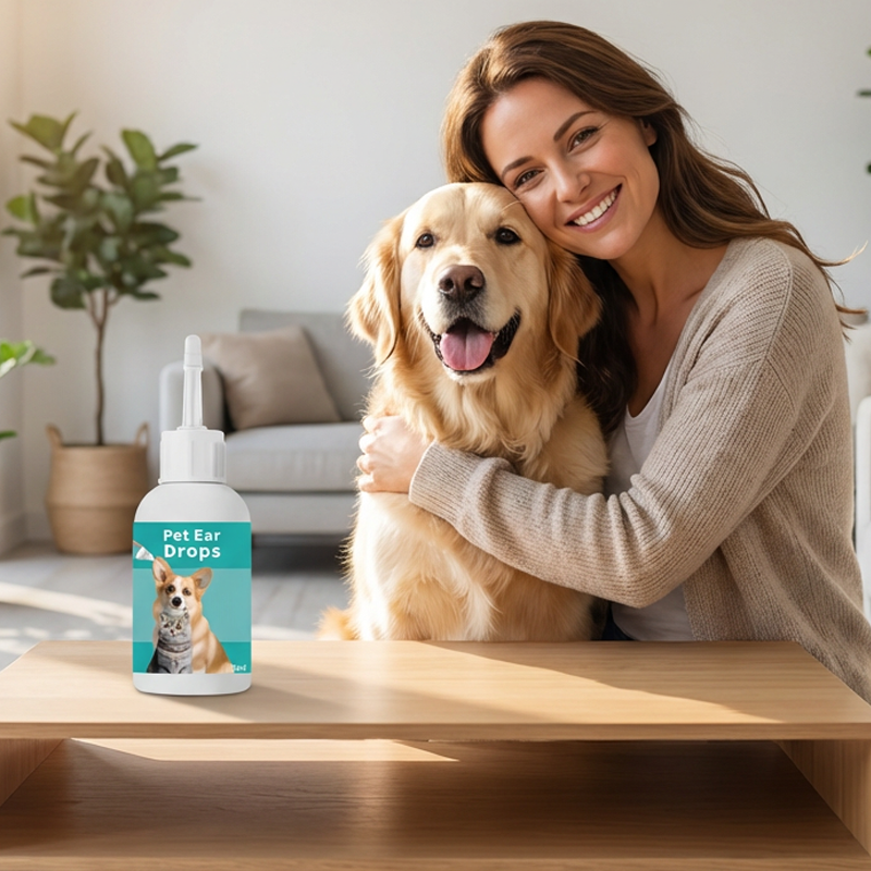 Gouttes Nettoyantes Douces pour les Oreilles d'Animaux – Dites Adieu aux Maladies du Conduit Auditif Externe
