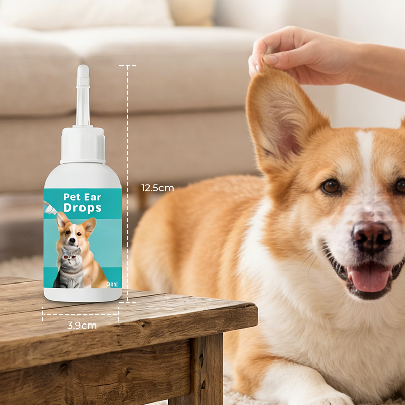Gouttes Nettoyantes Douces pour les Oreilles d'Animaux – Dites Adieu aux Maladies du Conduit Auditif Externe
