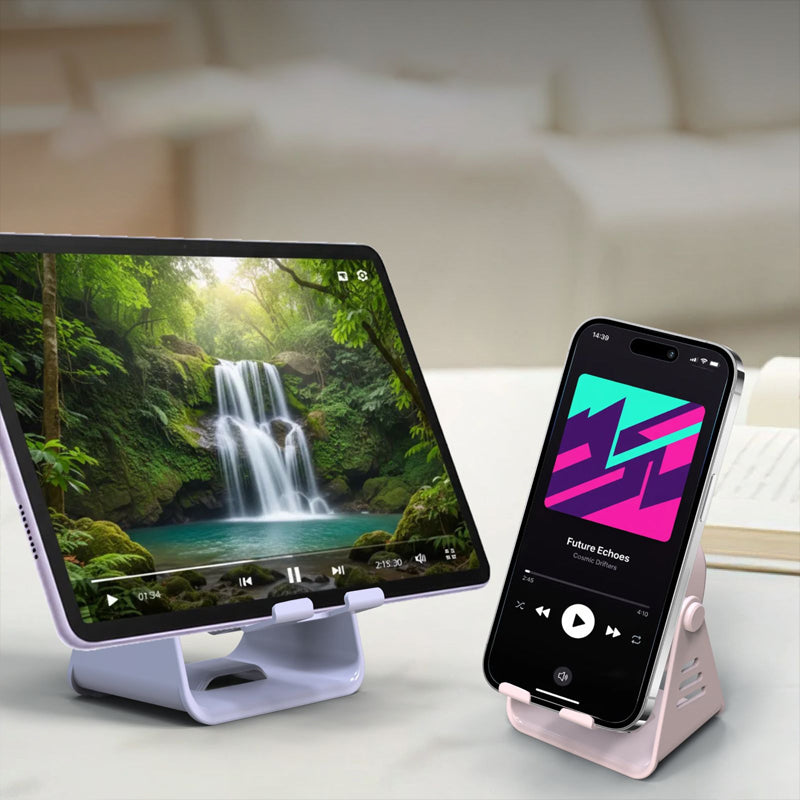 Support de téléphone à induction avec haut-parleur