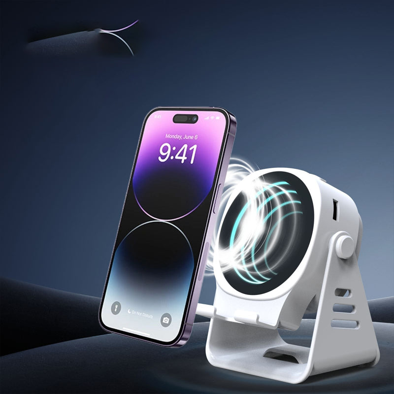 Support de téléphone à induction avec haut-parleur