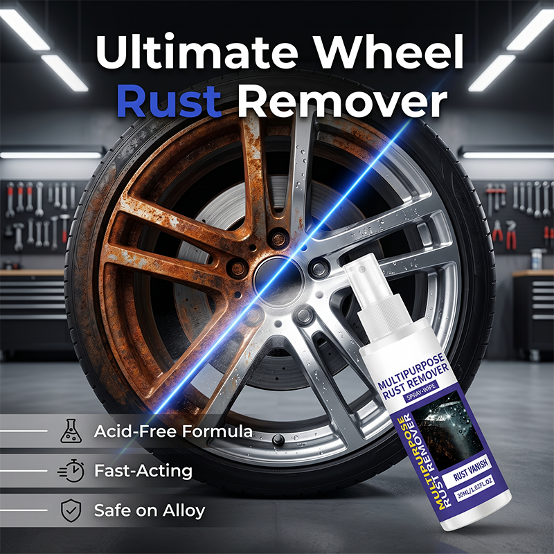 Spray lustreur et antirouille pour voitures et outils