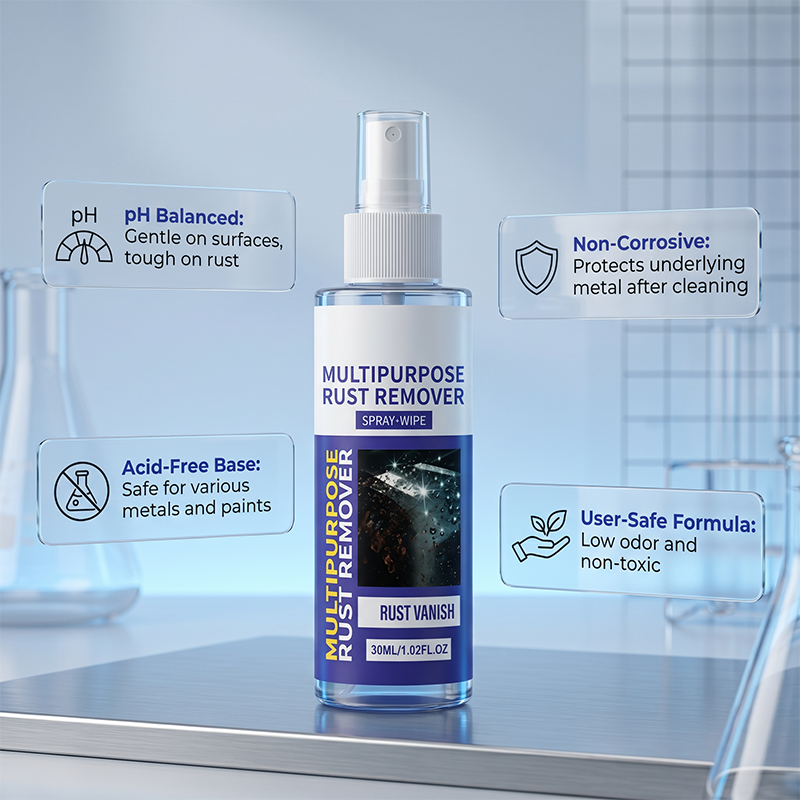 Spray lustreur et antirouille pour voitures et outils