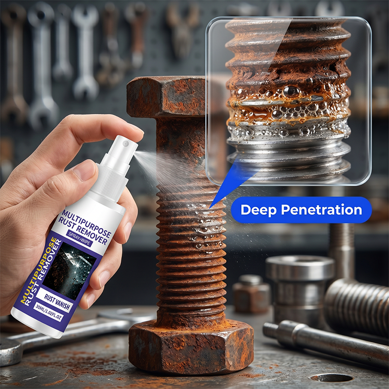 Spray lustreur et antirouille pour voitures et outils