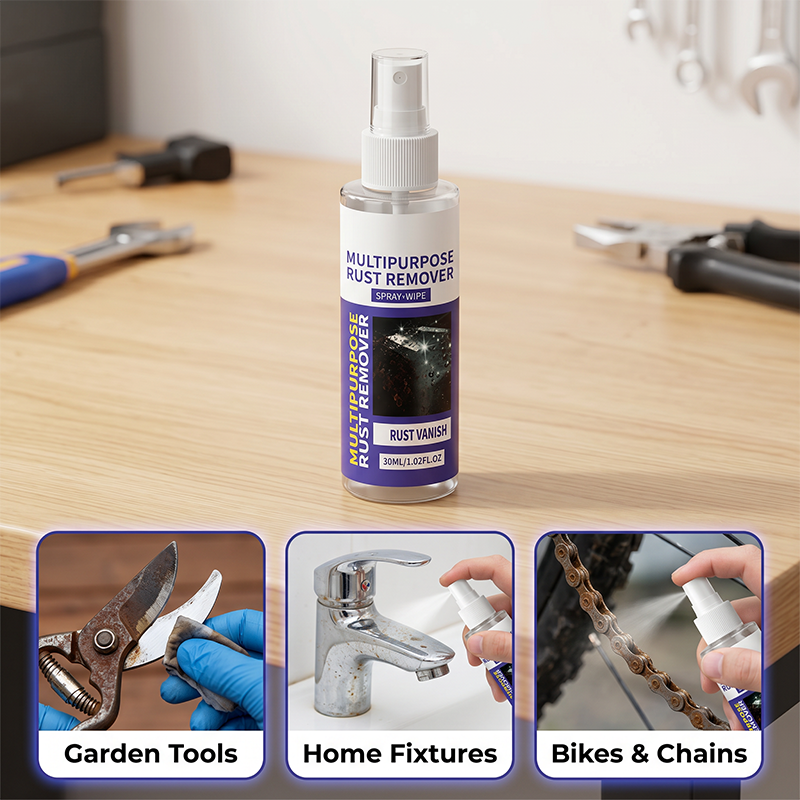 Spray lustreur et antirouille pour voitures et outils