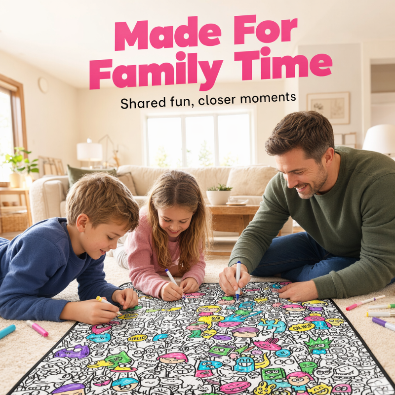 Couverture de dessin DIY pour créer des liens familiaux