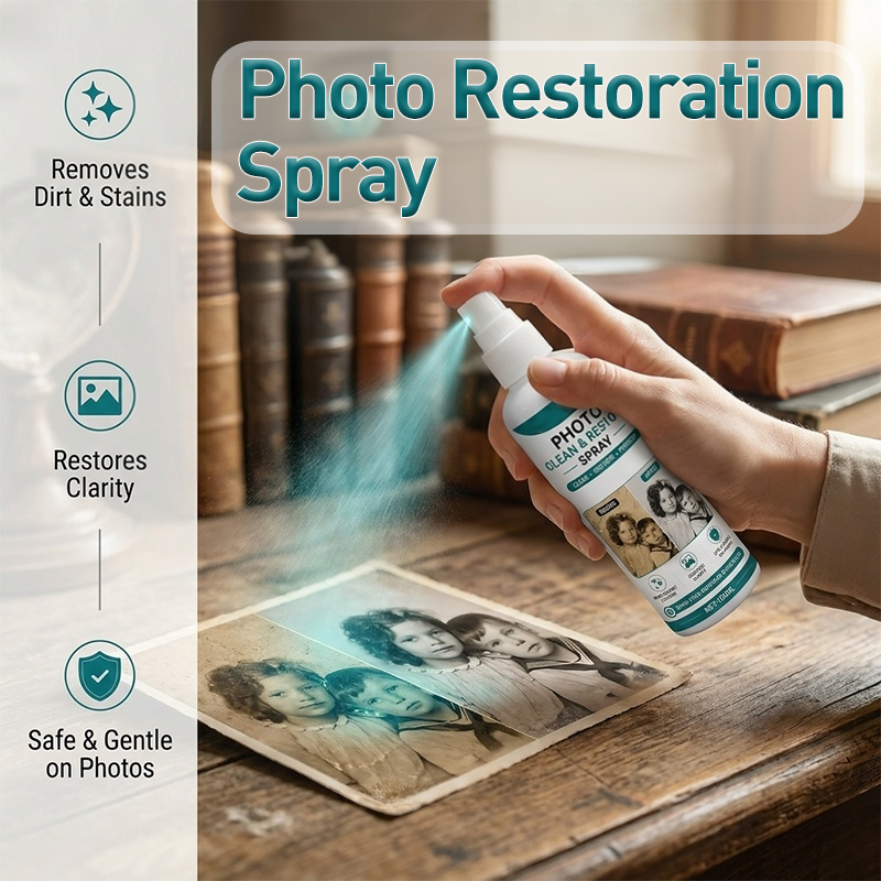 Spray Nettoyant & Restaurateur pour Photos