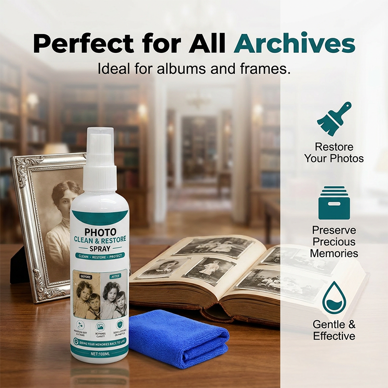 Spray Nettoyant & Restaurateur pour Photos