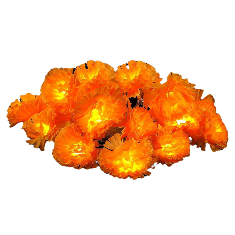 50 % DE RÉDUCTION POUR UNE DURÉE LIMITÉE ! Guirlande lumineuse de cempasúchil – Éclat orange pour honorer et célébrer le Día de Muertos