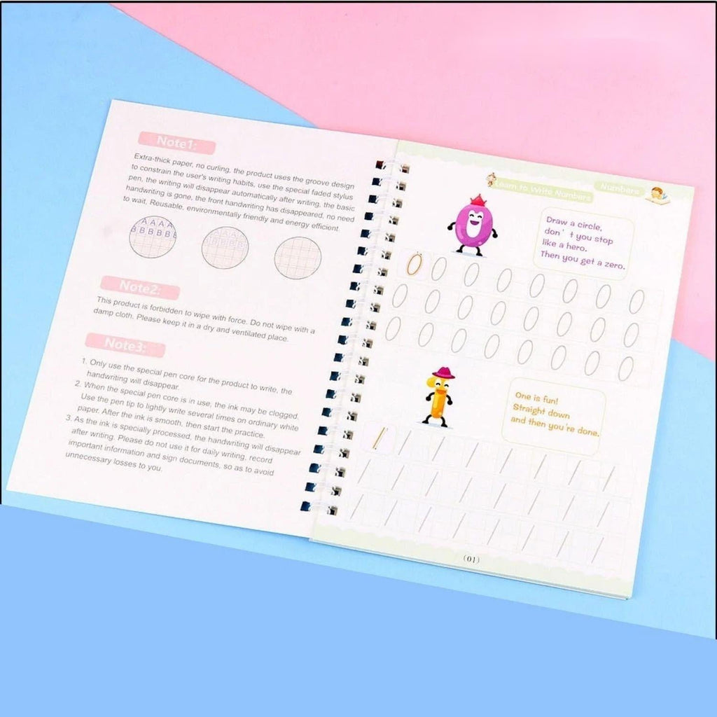 Cahiers d'écriture magiques pour enfants