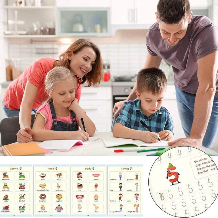 Cahiers d'écriture magiques pour enfants