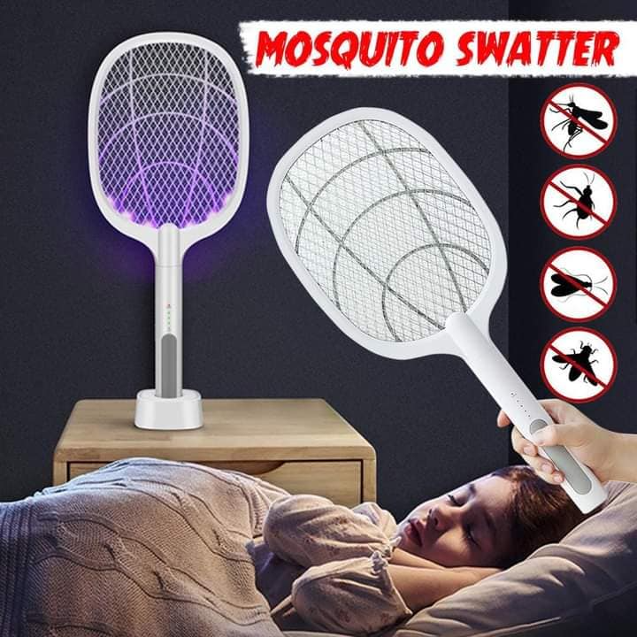 Tapette électrique anti-moustiques rechargeable