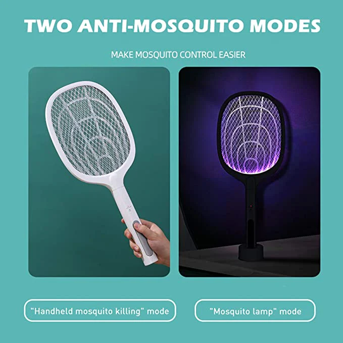 Tapette électrique anti-moustiques rechargeable