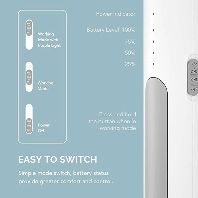 Tapette électrique anti-moustiques rechargeable
