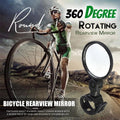 Rétroviseur de vélo réglable à 360° – Installation facile et vue arrière claire