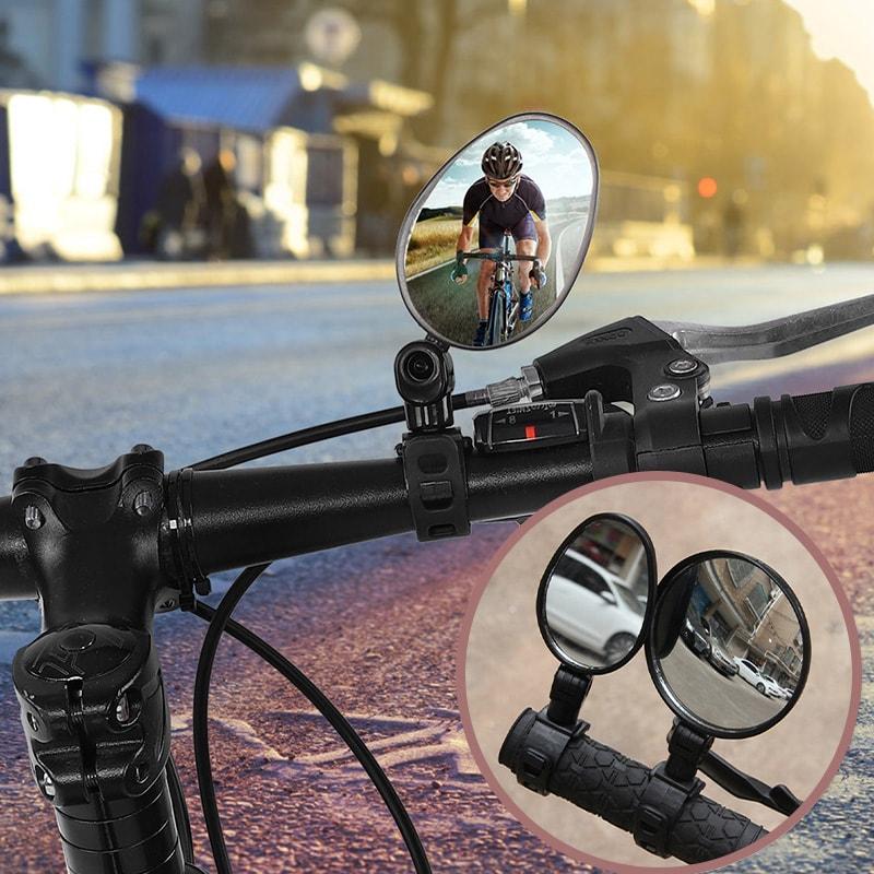 Rétroviseur de vélo réglable à 360° – Installation facile et vue arrière claire