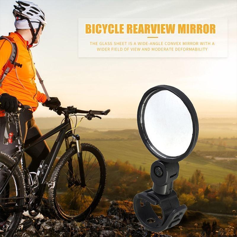 Rétroviseur de vélo réglable à 360° – Installation facile et vue arrière claire