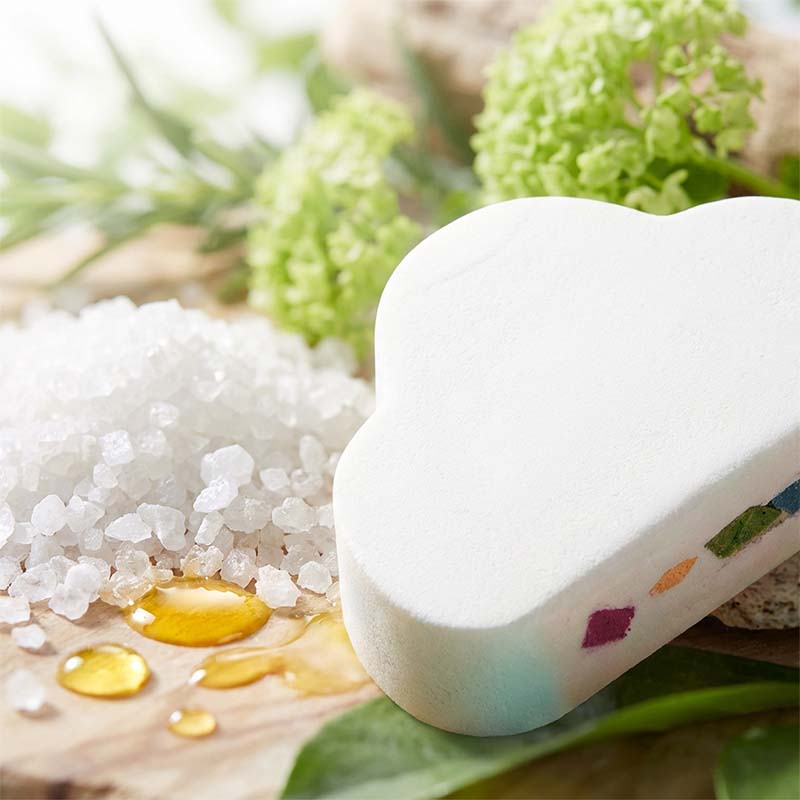 Bombe de bain colorée en forme amusante
