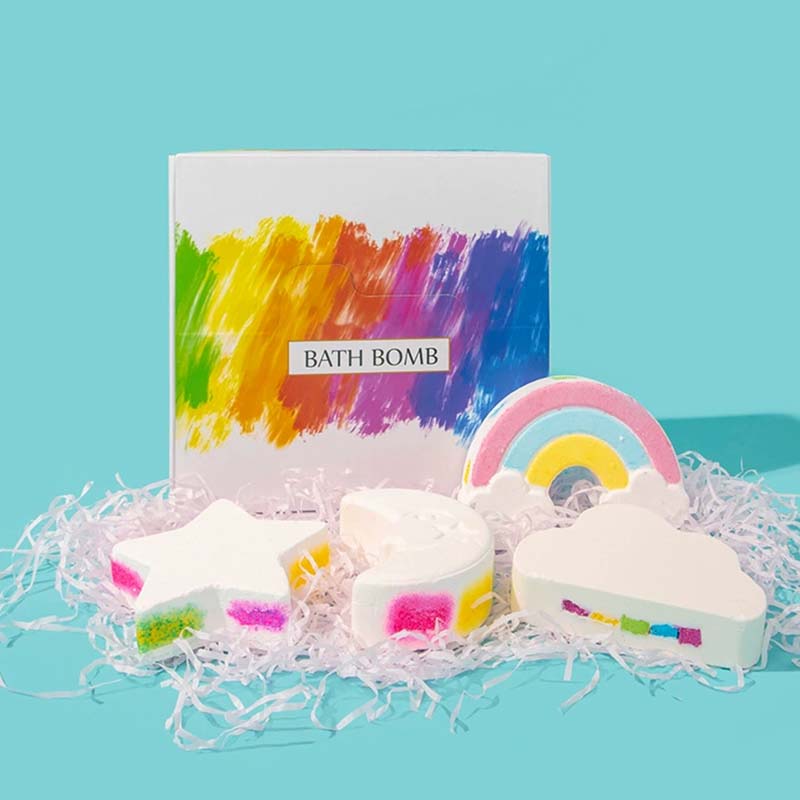 Bombe de bain colorée en forme amusante