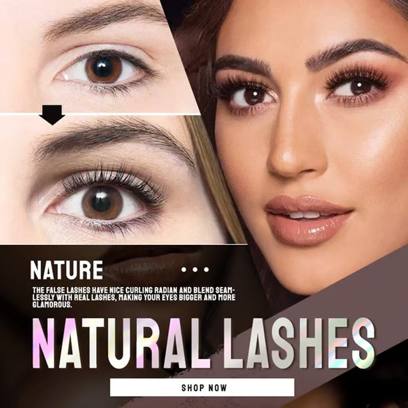Faux cils autocollants réutilisables