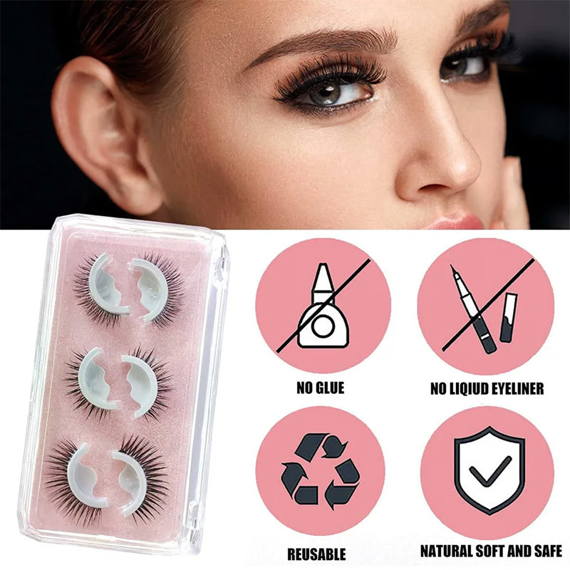 Faux cils autocollants réutilisables